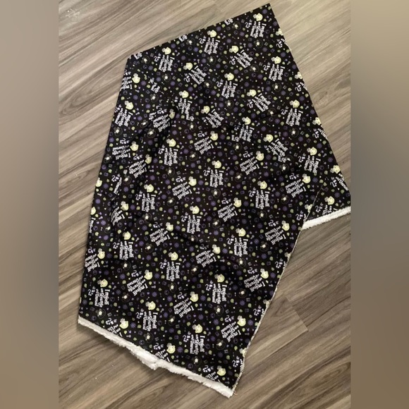 Beetlejuice printed cotton fabric - Picture 3 of 4